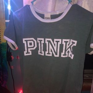 Victoria's Secret PINK ringer tee